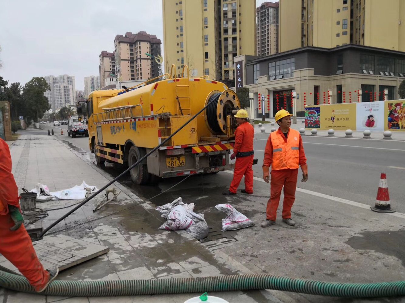 清水排污管道清淤-管道清洗