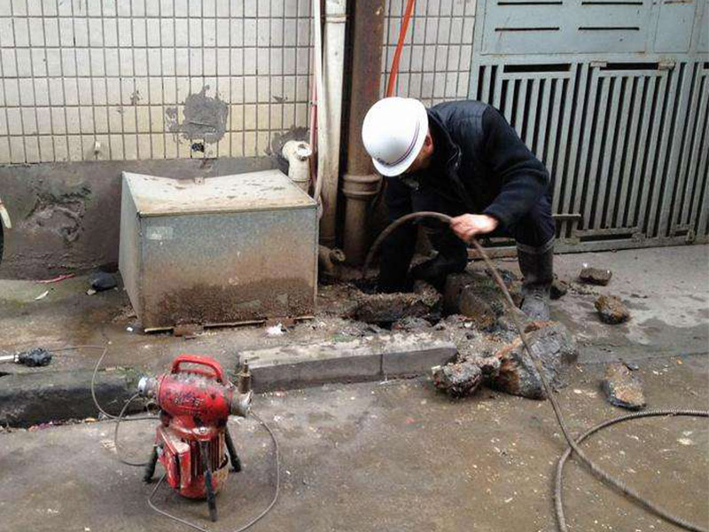 清水疏通下水道-洗菜池疏通